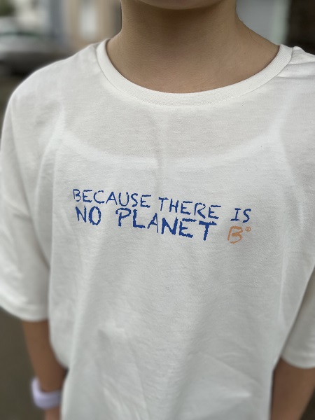 Ecoalf Kinder Print T-Shirt Gunnealf weiß